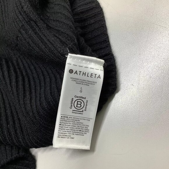 NEW ATHLETA Women's Wrap Alpine Spirit Size L Black - Picture 5 of 7
